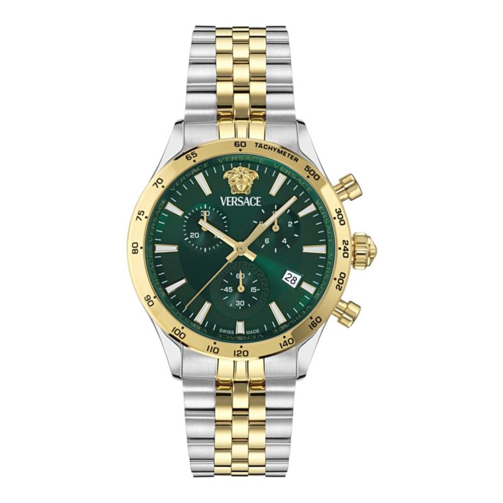 Versace Hellenyium Chrono Petite Bracelet Watch Mens